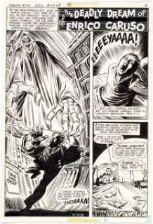 John Calnan and Tex Blaisdell Ghosts #54 Complete 6-Page Story Original Art (DC, 1977). The six-page tale - | Heritage