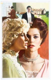 Gordon Johnson Turn of the Century Paperback Novel Cover Original Art (Avon Books, 1982). Freed of the - | Heritage