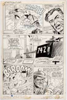 Dick Ayers and John Tartaglione Sgt. Fury #31 Story Page 18 Original Art (Marvel, 1966). Sgt. Nick Fury and - | Heritage