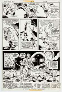Joe Staton Metal Men #54 Page 29 Original Art (DC, 1977). Has the Green Lantern truly slain most of the Metal - | Heritage