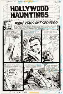 John Calnan Ghosts #29 "When Stars Met Specters" Complete 2-Page Story Original Art (DC, 1974). Short - | Heritage