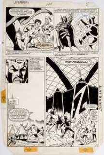 Don Perlin and Kim DeMulder Defenders #124 Story Page 4 Original Art (Marvel, 1983). This page from - | Heritage