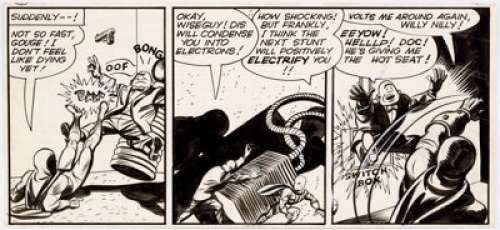 Stan Aschmeier Justice Society of America Partial Page The Atom Original Art (DC, c. 1948).... | Heritage