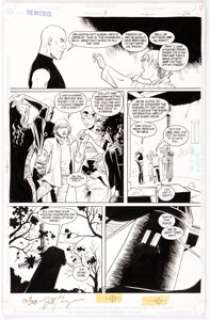Jill Thompson and Dennis Cramer The Invisibles #8 Page 22 Original Art (DC/Vertigo, 1995)....