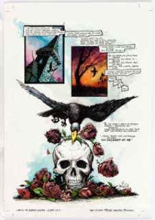 Timothy Truman Grateful Dead Almanac: "The Attics of My Life" Complete 1-Page Story Original Art (Grateful Dead, 1... | Heritage
