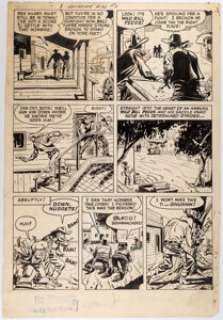 Syd Shores The Westerner #32 Story Page 9 Original Art (Orbit-Wanted Publ., 1951).... | Heritage
