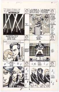 Howard Chaykin American Flagg! #24 Story Page 1 Original Art (First Comics, 1985).... | Heritage
