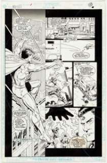 Rick Hoberg and Willie Blyberg New Gods V2#16 Partial Story Superman Original Art Group of 5 (DC, 1990).... (Total: 5 Original Art) | Heritage