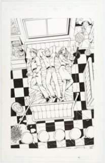 Dan Fraga and Larry Stucker Splash Original Art (undated)....