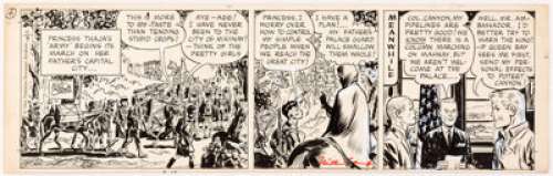 Milton Caniff Steve Canyon Daily Comic Strip Original Art dated 11-5-64 (Field Syndicate, 1964).... | Heritage