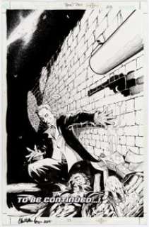 Justiniano and Chris Ivy Beast Boy #1 Splash Page 23 Original Art (DC, 2000)....