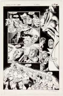 Brian Bolland and Terry Austin Camelot 3000 #9 Story Page 19 Original Art (DC, 1983).... | Heritage