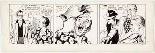 Alex Raymond Rip Kirby Daily Comic Strip Original Art dated 2-2-51 (King Features Syndicate, 1951).... | Heritage