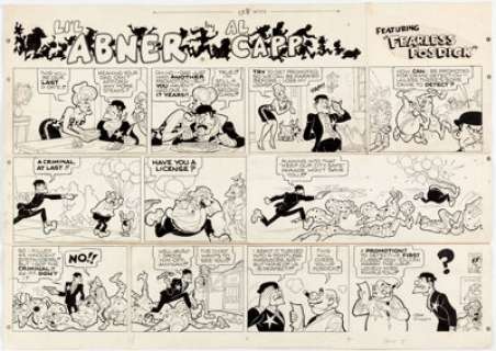 Al Capp Li’l Abner Sunday Comic Strip Original Art dated 6-5-68 (News Syndicate, 1968).... | Heritage