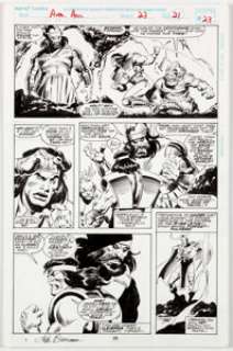 John Buscema The Avengers Annual #23 Story Page 21 Original Art (Marvel, 1994).... | Heritage