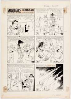 Phil Davis Mandrake the Magician Sunday Comic Strip Original Art dated 11-6-60 (King Features Syndicate, 1960).... | Heritage