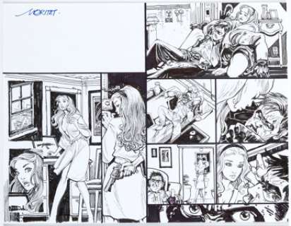 Moritat The Spirit V2 #2 Preliminary Artwork Original Art Group of 2 (DC, 2010).... (Total: 2 Original Art)