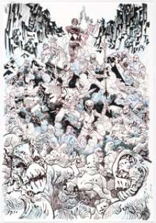 Artyom Trakhanov Mighty Morphin Power Rangers #11 Villain Variant Cover Original Art (Boom! Studios, 2017)....