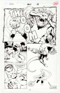 Gary Frank and Cam Smith Incredible Hulk #407 Page 16 Original Art (Marvel, 1993).... | Heritage