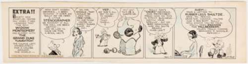 Billy DeBeck Barney Google Daily Comic Strip Original Art dated 11-7-32 (King Features Syndicate, 1932).... | Heritage
