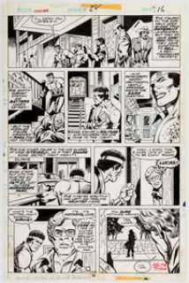 George Tuska and Vince Colletta Power Man #28, Story Page 16 Original Art (Marvel Comics, 1975). ... | Heritage