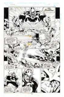  - Chris Marrinan and Mark Stegbauer Nova #1 Story Page 19 Original Art (Marvel, 1994)....