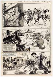  - Gray Morrow All-Star Western #2 "El Diablo" Story Page 2 Original Art (DC Comics, 1970)....