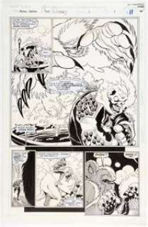  - Pop Mhan and Mike Witherby Marvel Fanfare #3 Story Page 9 Original Art (Marvel, 1996)....