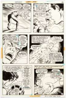  - Bob Brown and Murphy Anderson Superboy #192 Story Page 16 Original Art (DC, 1972)....
