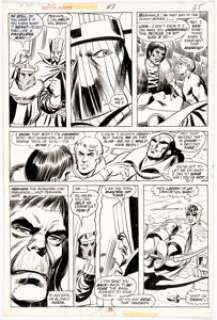 Dave Cockrum and Joe Giella Giant-Size Avengers #3 Story Page 19 Original Art (Marvel, 1975).... | Heritage