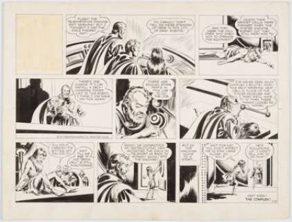 Mac Raboy Flash Gordon Sunday Comic Strip Original Art dated 1-13-57 (King Features Syndicate, 1957).... | Heritage