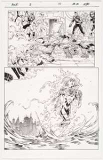 John Romita Jr. and Scott Hanna Avengers vs. X-Men #2 Story Page 21 Original Art (Marvel, 2012). ... | Heritage
