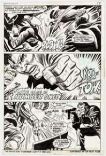 George Tuska and Billy Graham Hero for Hire #10 Story Page 17 Original Art (Marvel, 1973).... | Heritage