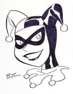Bruce Timm - Harley Quinn Specialty Illustration Original Art (undated).... | Heritage