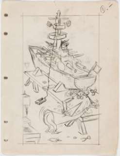 Antonio Prohias The All New MAD Secret File on Spy vs Spy 10-Page Story "Remote Control" Preliminary O... (Total: 9 Original Art) | Heritage