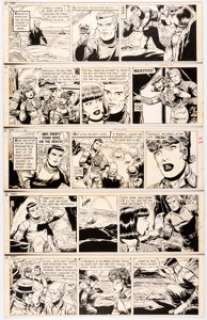 George Wunder Terry and the Pirates Daily Comic Strip Original Art Group of 11 (News Syndicate Co., 1967).... (Total: 11 Original Art) | Heritage