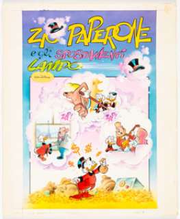 Comicup Studio Zio Paperone [Uncle Scrooge] 44-Page Italian Comic Original Art (Topolino, 1993).... (Total: 44 Original Art)