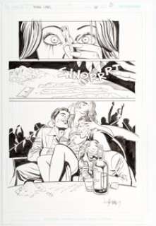 David Lapham Young Liars #10 Story Page 9 Original Art (DC, 2009)....