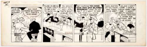 Chester Gould Dick Tracy Daily Comic Strip Original Art dated 9-13-45 (Chicago Tribune Syndicate, 1945). ... | Heritage
