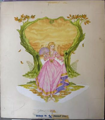 Lot 118 - Original Artwork For Cinderella Book 1970’s Andrew Skilleter Free Post In UK | misc / divers