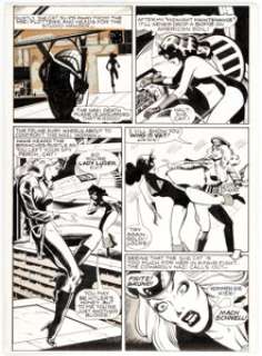 Bill Black FemForce Special #1 Story Page 29 She Cat Original Art (DC, 1984)....