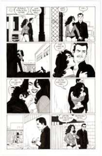 Jaime Hernandez | Love and Rockets #18 Story Page 7 "Frogmouth" Velvet Original Art (Fantagraphics, 2007). | Heritage