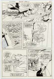 Curt Swan and Murphy Anderson Superman #265 Story Page 19 Original Art (DC, 1973). The villainous Calixto - | Heritage
