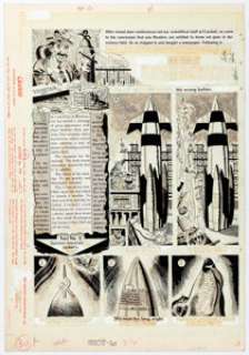 Paul Reinman Cracked #2 Story Page 1 Original Art (Major Publ., 1958). A real surprise -- Comics pioneer Reinman - | Heritage