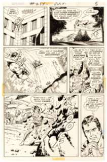Curt Swan and Murphy Anderson Superman #254 Story Page 5 Original Art (DC, 1972). Superman spends some time with a - | Heritage