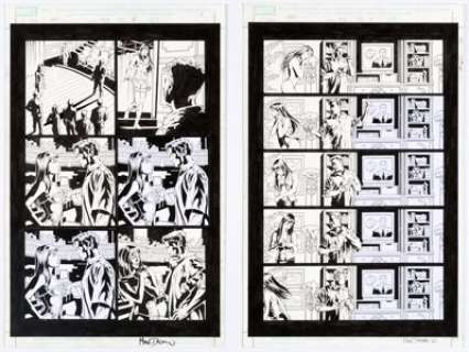 Mike Deodato Jr. and Joe Pimentel The Amazing Spider-Man Story Page Original Art Group of 2 (Marvel, 2005). Two - | Heritage