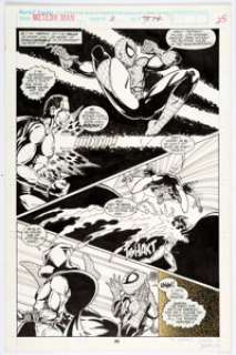 Robert Walker and Keith Aiken Meteor Man #3 Story Page 25 Original Art (Marvel, 1993)...