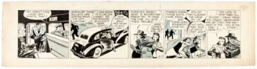 Vernon Greene The Shadow D-47 Daily Comic Strip Original Art (Ledger Syndicate, c. 1941). Creator Walter B. Gibson - | Heritage