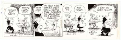 Russell Myers Broom Hilda Daily Comic Strip Original Art dated 9-22-71 (Chicago Tribune, 1971).... | Heritage