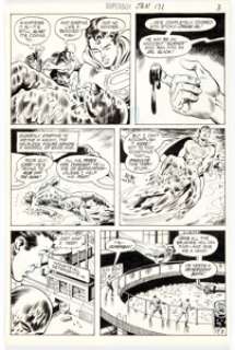 Bob Brown and Murphy Anderson Superboy #171 Story Page 3 Original Art (DC, 1971). Superboy races to save the life - | Heritage
